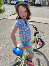 Load image into Gallery viewer, LAST ONE 8-10 Short Sleeved Blue Bike Tee