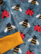 Load image into Gallery viewer, LAST ONE 7-8 Bees and Ladybirds Long Sleeved Supersoft Fleece Jumper