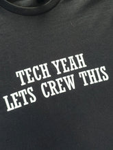 Load image into Gallery viewer, XL 'Tech Yeah' Black Tee