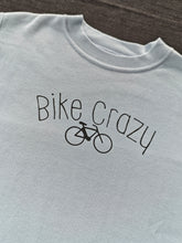 Load image into Gallery viewer, 3-4 'Bike Crazy' blue short sleeved tee