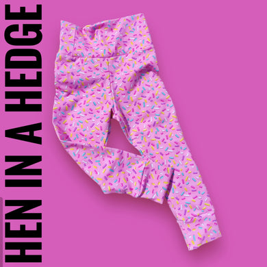 Pink Sprinkles Slim Leggings