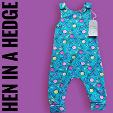 Load image into Gallery viewer, 3-6m Zesty Fruits Dungarees