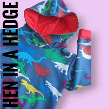 Load image into Gallery viewer, Long Sleeved Supersoft Dino Hoodie