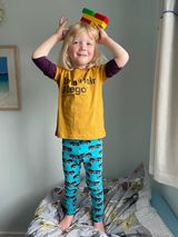 Load image into Gallery viewer, Teal Racer Leggings