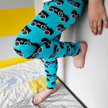 Load image into Gallery viewer, Teal Racer Leggings